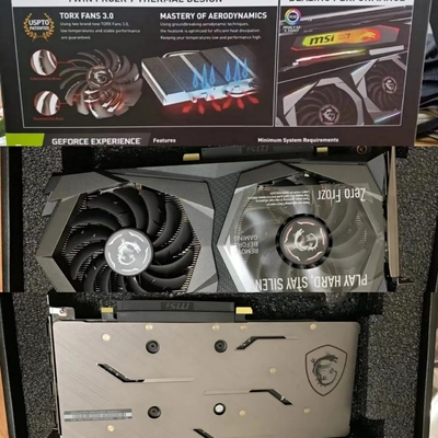 placa gráfica SUPER TU116 do JOGO X 6GB de 1830MHz MSI GeForce GTX 1660 NENHUM LHR