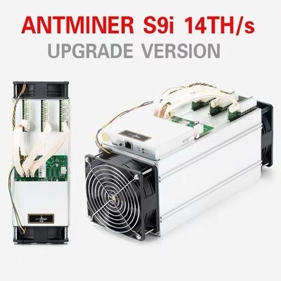 BTC Antminer S9i 14o 1350W de segunda mão 75dB com a microplaqueta de 10nm SAMSUNG ASIC