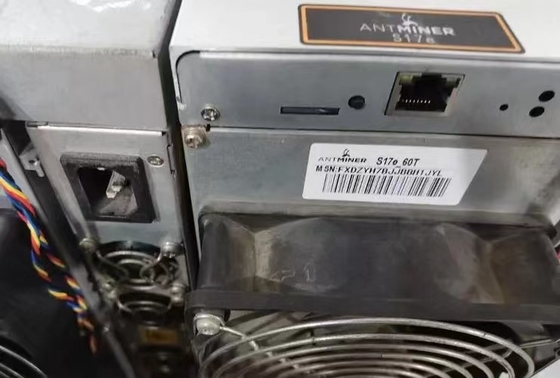 75dB Asic Bitmain Antminer S17E 60T 2900W de segunda mão com microplaqueta de SAMSUNG
