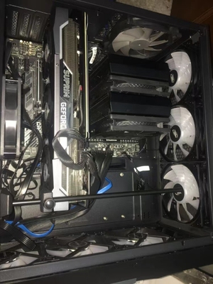Placa gráfica 8G 1860MHz do si SUPRIM X de GDDR6X 850W MSI GeForce RTX 3070