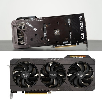 preto de 290W ASUS TUF GeForce RTX 3060TI OC 8GB 8pin 1665-1695MHz