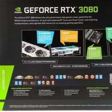 8960 bocado 12GB 320 de CUDA GALAX GeForce RTX 3080 para a mineração de Bitcoin
