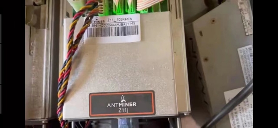 mineiro de 105ksol/S Bitmain Antminer Z11j 1418W ZEC 228×134×279mm