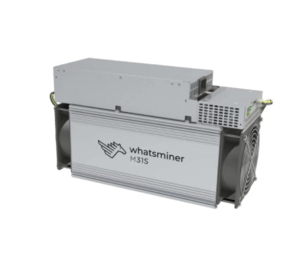 Segundo mineiro mordido 3312W Machine da moeda de Microbt Whatsminer M31S 74T das mãos
