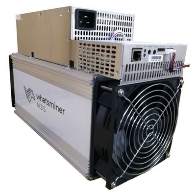 Trabalhos em rede de segunda mão dos ethernet da máquina de mineração 60W/T de Microbt Whatsminer M21S 58T BTC
